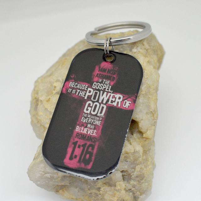 Bible verse black red Christian gift keychain.jpg